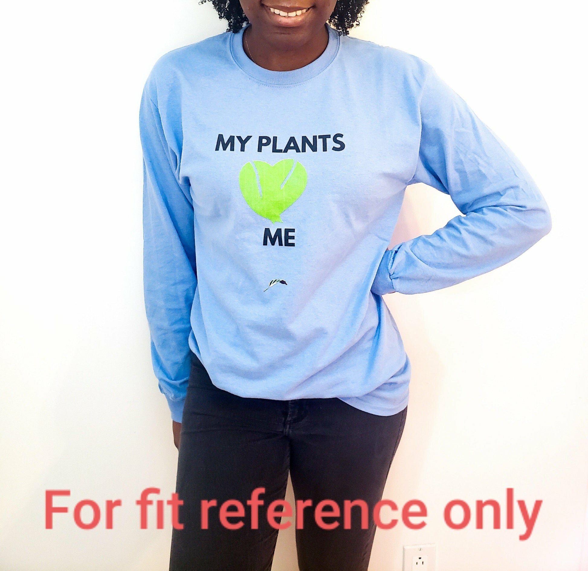 My Plants <3 Me- Classic Unisex Longsleeve T-shirt-Print Material-ThePaintedLeaf-care