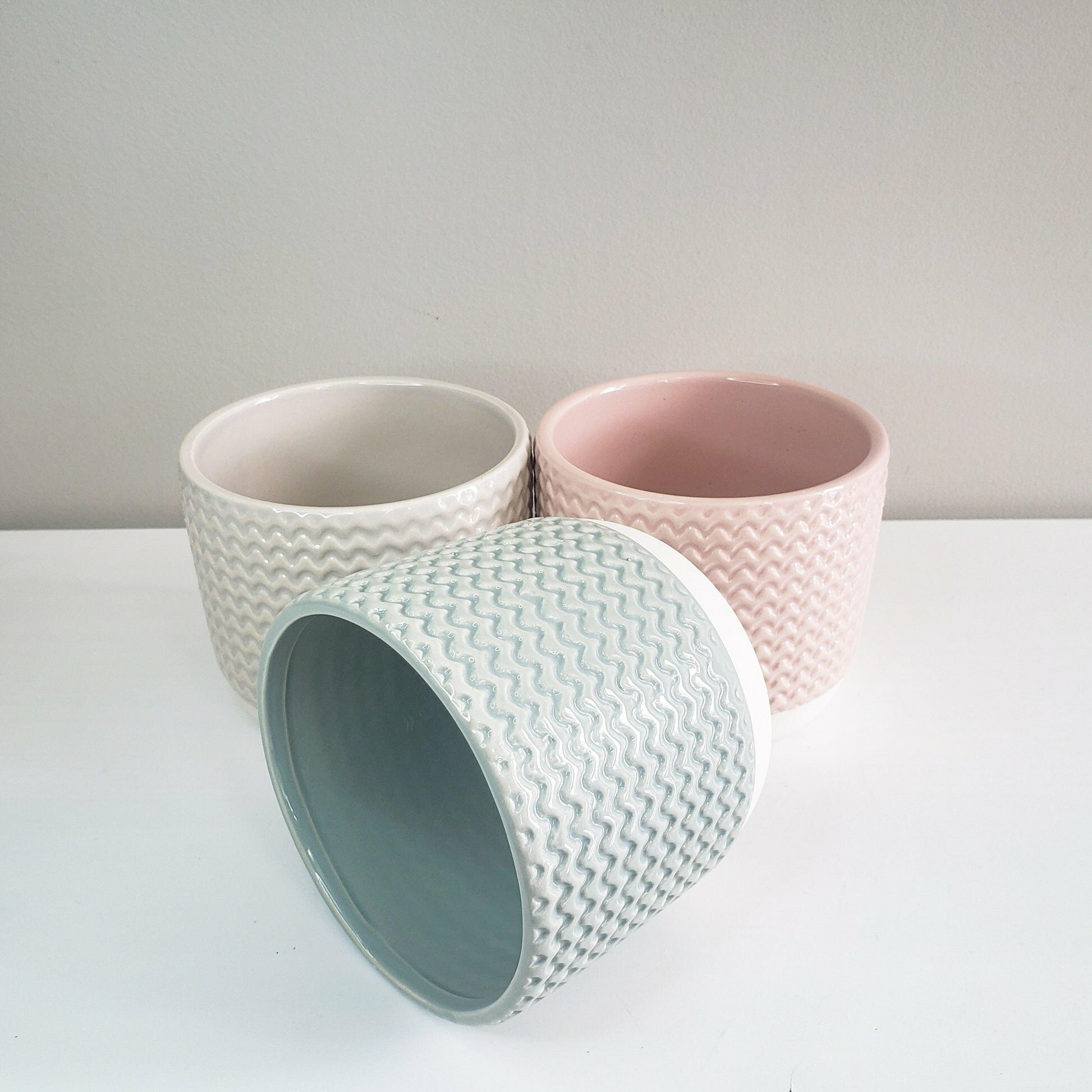 Pastel Ridged 4" Pot-pot-ThePaintedLeaf-care