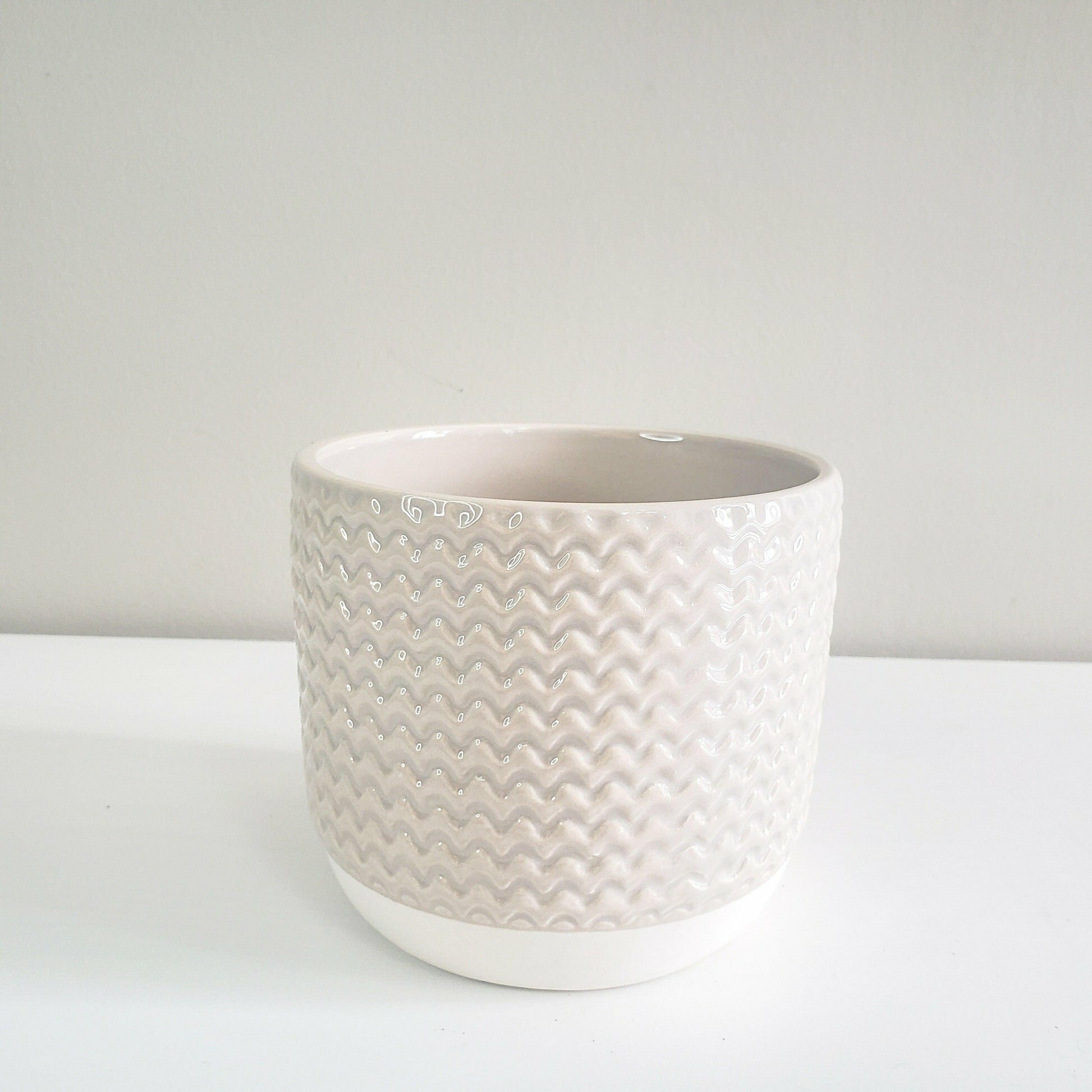 Pastel Ridged 4" Pot-pot-ThePaintedLeaf-care